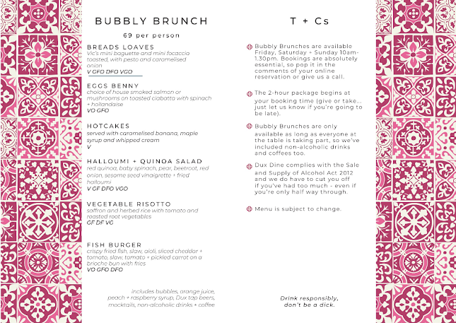 Reviews of Dux Dine in Christchurch - Hospitality and gastronomy