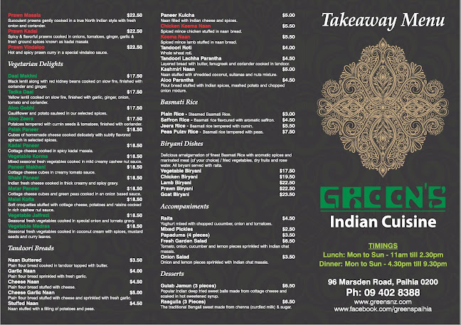 Opinii despre GREEN'S Paihia - INDIAN Cuisine în Paihia - Hospitality and gastronomy