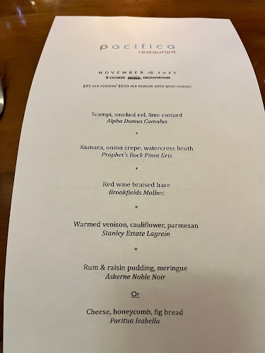 Pacifica Restaurant - Hospitality and gastronomy