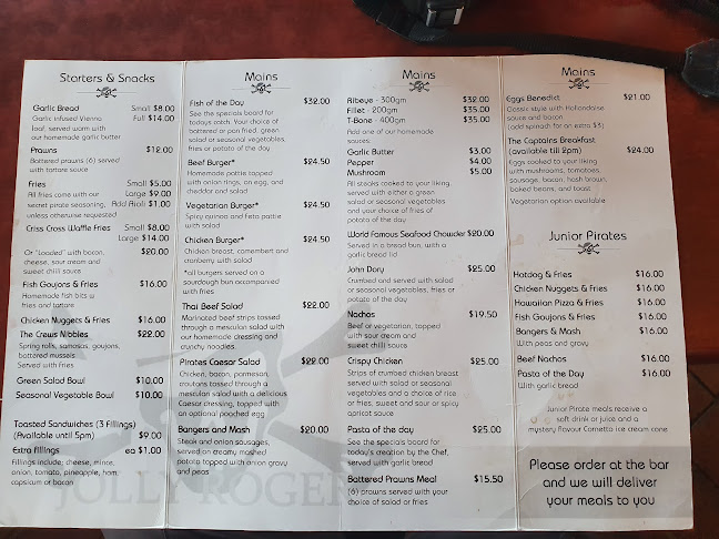 Opinii despre Jolly Roger Bar & Restaurant în Picton - Hospitality and gastronomy