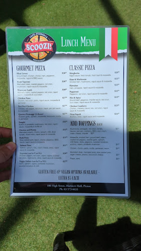 Opinii despre Scoozi Woodfire Pizza în Picton - Hospitality and gastronomy