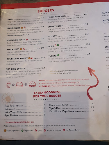 Comments and reviews of Tiger Burger