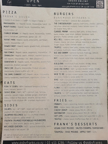 Go by Frank's - Queenstown