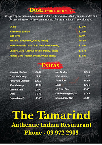 Comentarii opinii despre The Tamarind Indian Restaurant