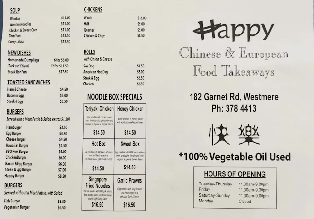 Opinii despre Happy Takeaways în Auckland - Hospitality and gastronomy