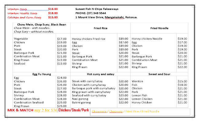 Sunset Fish N Chips Takeaways