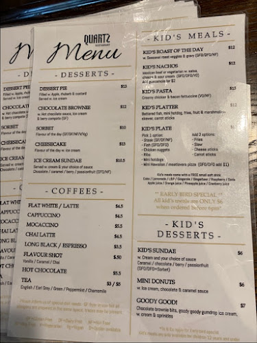 Quartz Restaurant - Hospitality and gastronomy