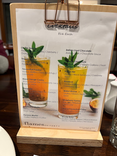 Flames on Forty Restaurant Bar at The Hotel Nelson - Nelson