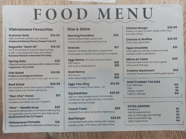 November Cafe Mairangi Bay - Hospitality and gastronomy