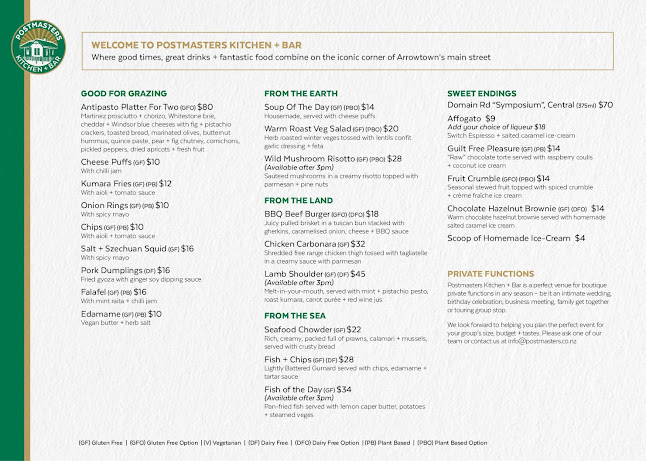 Postmasters Kitchen + Bar