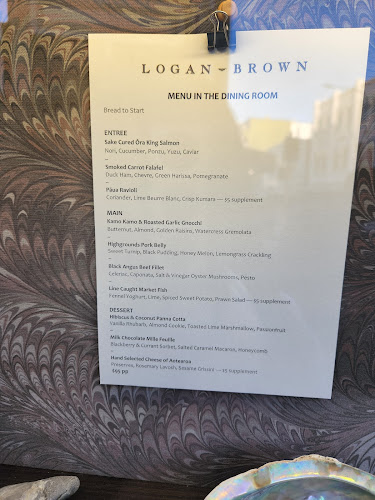 Logan Brown Restaurant and Bar - Hospitality and gastronomy