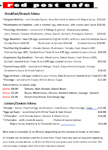 Red Post Cafe - Culverden