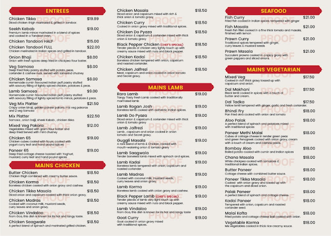 Opinii despre Black Pepper Indian Restaurant în Auckland - Hospitality and gastronomy