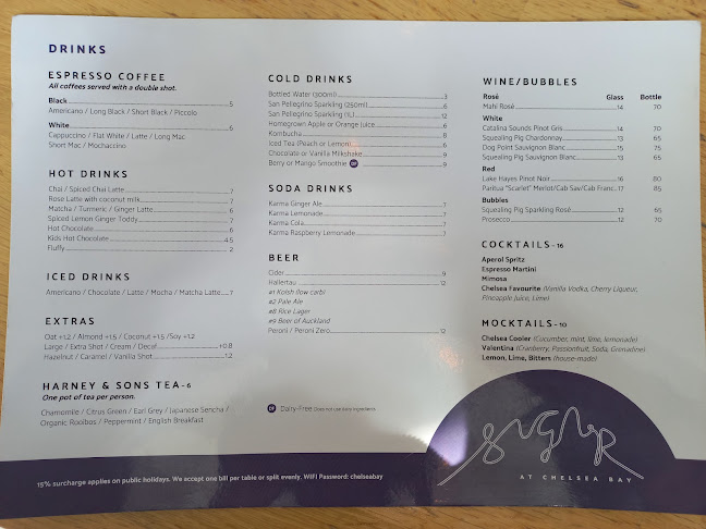 Opinii despre Sugar at Chelsea Bay în Auckland - Hospitality and gastronomy